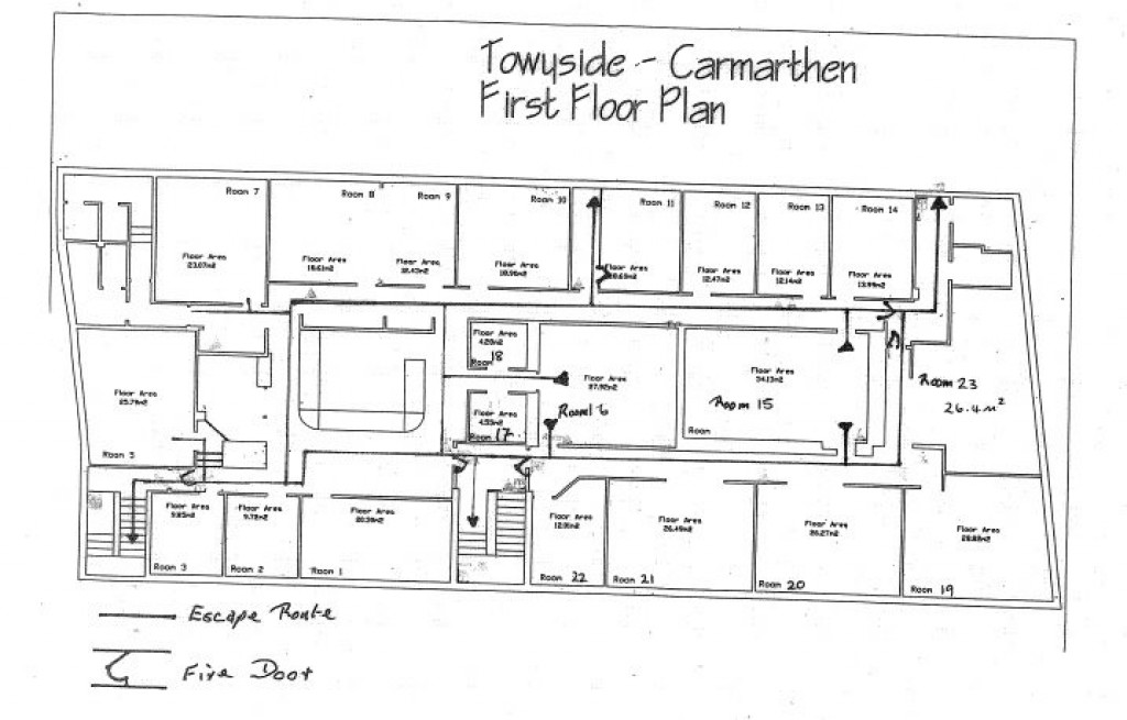 Floorplans For Old Station Road, Carmarthen